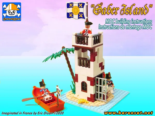 Saber Island Redux Pirates moc Lego Instructions